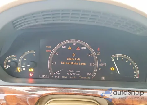 2008 Mercedes-Benz S 550 4Matic z USA, uszkodzony, nr VIN WDDNG86X48A171883